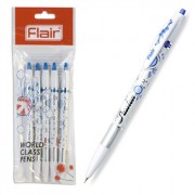 Ручка шариковая автомат (Flair)не прозрачный корпус  "Passion" синяя, 0,7мм арт.F-964P