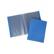 Папка 40 файлов 0,50мм пластик Hatber Line синий арт.40AV4_03009 (Ст.26)