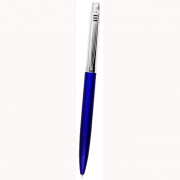 Ручка шариковая подарочная (Basir) корпус синий/серебро, металл, поворотный механизм арт.МС-4351 (Ст.12)
