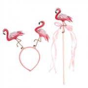 Набор карнавальный "Фламинго" 2пр (ободок,жезл) в ассортименте арт.4292490