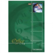 Блокнот А4 твердая подложка на гребне 60 листов (Hatber) Office Line Зеленый арт 60Б4В1сп_01569 (Стандарт 56)