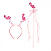 Набор карнавальный "Фламинго" 2пр (ободок,жезл) в ассортименте арт.4292491