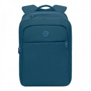 Рюкзак для девочек (Grizzly) арт RD-044-2 джинсовый 28х40х16 см