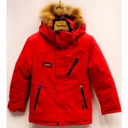 Куртка зимняя для мальчика (Sllivino) арт.dcy-MA213-3 цвет красный