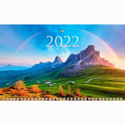 Календарь настенный 3-блочный 300*775 Хатбер "Горные вершины" на 3 гребнях ОФИС арт.3Кв3гр3_25130 (Ст.18)