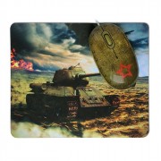 Мышь+коврик CBR Tank Battle рисунок Танк