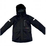 Куртка осенняя для мальчика (Cokotu) арт.dyl-823-1 размерный ряд 32/128-38/146 цвет черный