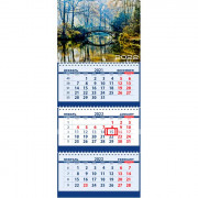 Календарь настенный 3-блочный 295*710 Мост на 3 гребнях арт.2133110