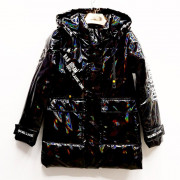 Куртка осенняя для девочки (MULTIBREND) арт.zz-S216-3 размерный ряд 34/134-42/158 цвет черный