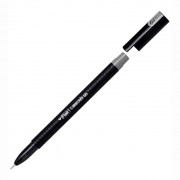 Ручка гелевая непрозрачный корпус Flair CARBONIX черная, игла 0,5мм арт. F-1383/черн