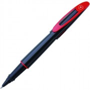 Ручка шариковая подарочная (Pierre Cardin) Actuel черный, красный клип, пластиковый футляр арт.PC0550-01ВР