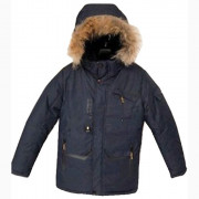 Куртка зимняя для мальчика (MULTIBREND) арт.20-2 цвет темно-синий