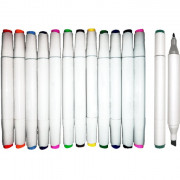 Маркеры для скетчинга двусторонние (deVENTE) Emotion 12цветов пластиковая упаковка арт 5044100