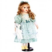 Кукла фарфор 40см "Стефания" арт.714379