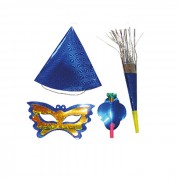 Набор карнавальный "Праздничный" (колпак,маска,язычок,дудочка) арт.45506