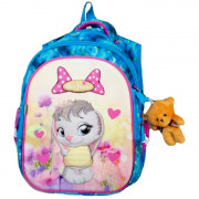 Рюкзак для девочки школьный (SkyName) + брелок арт 6001 38х29х19см