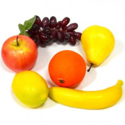 Искусственные фрукты 6шт/наб. асс. арт.501-034