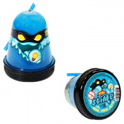 Игрушка Лизун Slime Ninja светится в темноте, синий 130г арт.S130-20