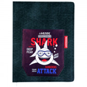Дневник школьный твердая обложка кожзам (deVENTE) Shark арт 2020147