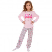 Пижама для девочки арт.Закат размер 32/122-36/140 цвет розовый