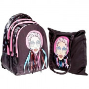 Рюкзак для девочек школьный (Hatber) STREET Yammy + сумка 41x28x21 см арт NRk_64077