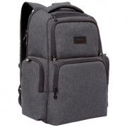Рюкзак для мальчиков (GRIZZLY) арт RU-133-2/4 темно-серый 28х43х17 см