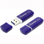 Флеш диск 128GB USB 3.0 SmartBuy Crown голубой