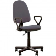 Кресло для оператора пластик/ткань Мартин/Самба серый арт.С-73