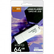 Флеш диск 64GB USB 2.0 FaisON 620 пластик белый