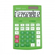 Калькулятор настольный 12 разрядов, двойное питание UNIEL 193*95*18 зеленый (UD-79G)  (Ст.1)