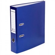 Папка-регистратор 70мм (+/-5) ламинированный картон METALLIC синяя Hatber арт. 70ПР4_03409 (Ст.20)