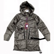 Куртка осенняя для девочки (MULTIBREND) арт.nzk-A212-1 размерный ряд 36/140-44/164 цвет темно-серый