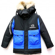 Куртка зимняя для мальчика (Harmony Baby) арт.scs-21-6-3 цвет черный