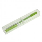 Ручка шариковая подарочная NEW STRAZ  зеленая в пластиковомиковом  футляре арт.2391349
