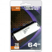 Флеш диск 64GB USB 2.0 FaisON 310 пластик белый