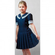 Платье для девочки (MULTIBREND арт.124128  размер 34/134-40/152 цвет темно-синий
