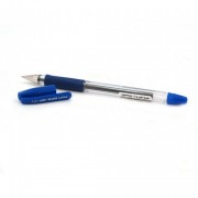 Ручка шариковая  прозрачный корпус  резиновый упор (PILOT) BPS-GP 0,7 синяя арт.BPS-GP-F-L
