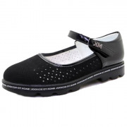 Туфли для девочки (Кумир) черный верх-искусственный нубук подкладка-искусственная кожа размерный ряд 30-36 арт.RC82_MC8-229