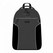 Рюкзак для мальчика (Grizzly) арт RB-963-1 темно-серый-черный 40х27х16 см