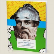 Тетрадь "В кубе:Эйнштейн,Есенин,Сократ" арт.RN017
