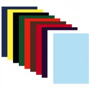 Набор цветной бумаги бархатная самоклеящаяся А4 10 листов 10 цветов (deVENTE) 145 г/м арт 8114903