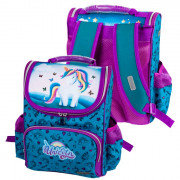 Ранец для девочек школьный (Attomex) Lite  Unicorn 34x27x20см арт 7030122