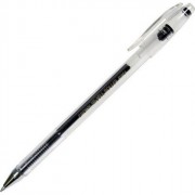 Ручка гелевая  прозрачный корпус  Crown 0,5мм чёрная