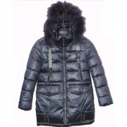 Куртка зимняя для девочки (Sulangelin) арт.nzk-6942-1 цвет синий