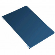 Папка скоросшиватель пружинный А4 15мм пластик 0,5мм синий (Бюрократ) арт.PZ05PBLUE