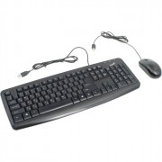 Клавиатура+мышь провод. набор Genius KM-130 (USB), черный