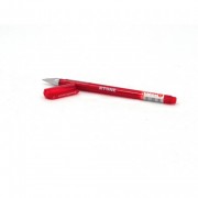 Ручка гелевая  прозрачный корпус  EK 17811 G-TONE красный