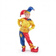 Костюм для мальчика Петрушка (рубаха,пояс,брюки,сапоги,колпак) ткань арт.7005-38