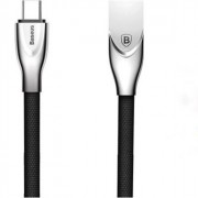 Кабель USB-Type-C Baseus Zinc Fabric (1,0м) нейлон черный
