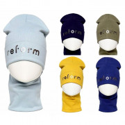 Комплект демисезонный для мальчика (ORHIDA) арт.Рп-659  размер 52-54 (шапка+снуд) цвет в ассортименте